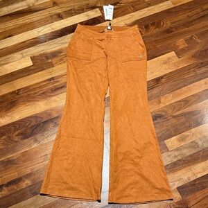 Juicy couture NWT faux suede flare pants small